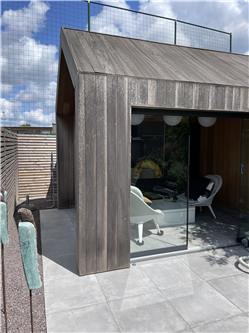 houten bijgebouw en outdoor berging