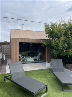 houten bijgebouw en outdoor berging