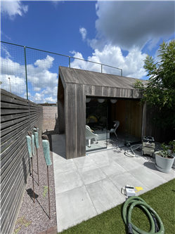 houten bijgebouw en outdoor berging